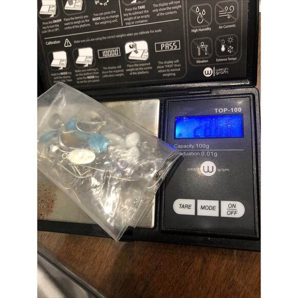 10 Pair Sterling Silver Earrings Turquoise Tiger Eye Abalone 925 Dangle 28.66g - Picture 12 of 12